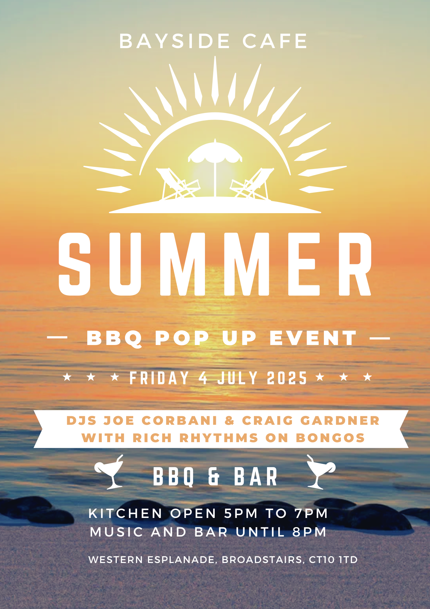 BBQ Pop Up event flyer